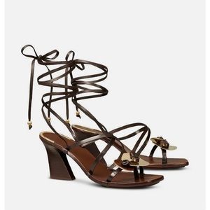 Tory Burch Artisanal Knot Heeled Sandal